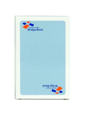 Speelkaarten bridge bond blauw