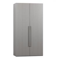 WOOOD Kledingkast 'Rens' 2-deurs, kleur Pebble Grey - thumbnail