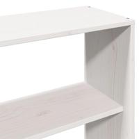 Hoofdbord met opbergruimte 180 cm massief grenenhout wit - thumbnail