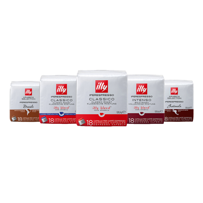 Proefpakket - illy 100% Arabica Blends - 90 Iperespresso capsules
