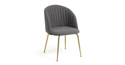 Kave Home Lumina eetkamerstoel Donkergrijs Kave Home Lumina eetkamerstoel Donkergrijs