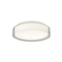 Plafond/Wandlamp Bellezza Bagno Bart IP44 3000 Kelvin 30x9 cm SMD LED Mat Wit Glas/Helder Glas - thumbnail