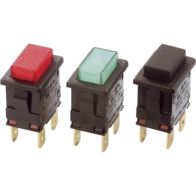 Arcolectric (Bulgin Ltd.) H8353ABNAB Drukschakelaar 230 V/AC 16 A 2x uit/aan Continu Groen 1 stuk(s)