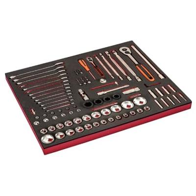 Bahco Foaminlay Fit&Go 3/3 met doppen en toebehoren 1/4" en 1/2" | sleutels en tangen - 94-delig - FF1A153