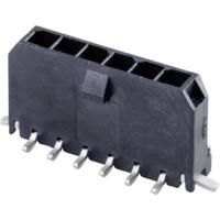 Molex 436500624 Male header, inbouw (standaard) Totaal aantal polen: 6 Rastermaat: 3 mm Inhoud: 1 stuk(s) Tape on Full reel - thumbnail