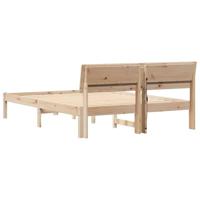 Bedframe Bruin 120 x 190 cm Massief grenenhout - thumbnail