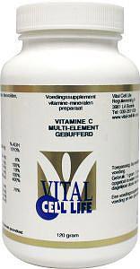 Vital Cell Life Vitamine C multi element gebufferd poeder 120 Gram