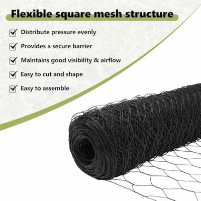 VidaXL Hexagon hek grijs 0,5 x 50 m pvc