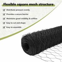 VidaXL Hexagon hek grijs 0,5 x 50 m pvc - thumbnail