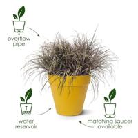 Bloempot Elho Loft Urban Rond Grijs Ø 40 cm - thumbnail