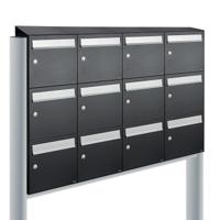 Allux Flow Set 4-Breed, 3-Hoog Met Dak Op Statief Zwart - 40040070_4x3ds - thumbnail