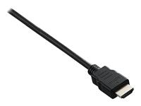 HDMI-Kabel V7 V7N2HDMI4-10F-BK Zwart 3 m - thumbnail