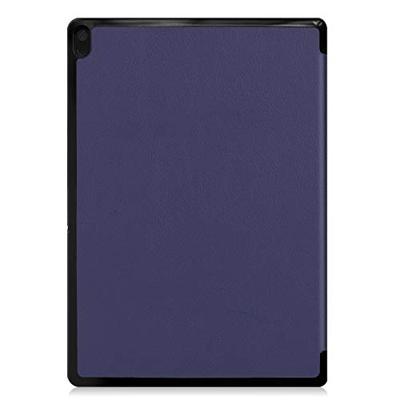 3-Vouw sleepcover hoes - Lenovo Tab E10 - Blauw
