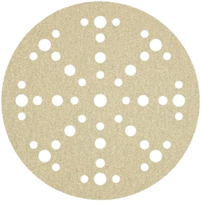 Ivana 56419 ronde schuurschijf [10st] met klittenband mulit-gats Ø 150 mm korrel 80