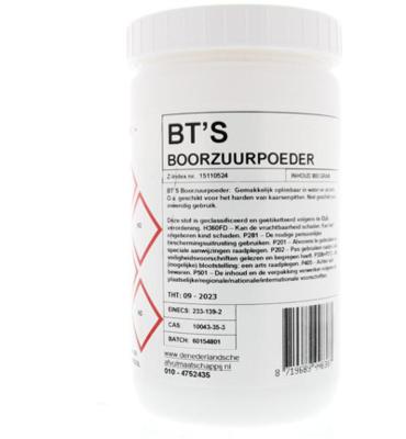 BT'S Boorzuurpoeder 800 Gram