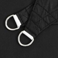 VidaXL Zonnescherm driehoekig 3x4x5 m oxford stof zwart - thumbnail