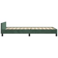 Bedframe zonder matras 120x200 cm fluweel donkergroen - thumbnail