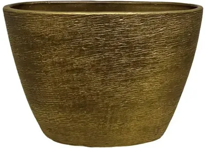 HS schaal ovaal Osaka 33x16x26cm goud