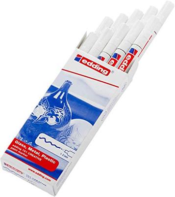 Paintmarker edding 751 oliebasis 1-2mm crea wit | 10 stuks