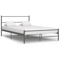Bedframe metaal grijs 160x200 cm - thumbnail