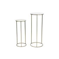 Light & Living Zuil 'Ricardo' Set van 2 stuks, kleur Wit - thumbnail