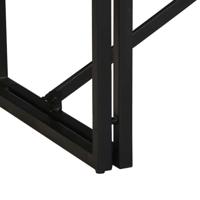 Salontafel 80x40x35 cm massief ruw mangohout - thumbnail