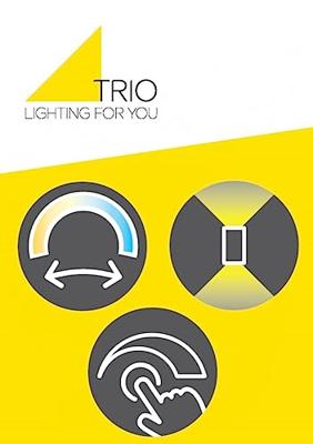 Trio HanglampDeacon houtbruin met zwart - 326610232