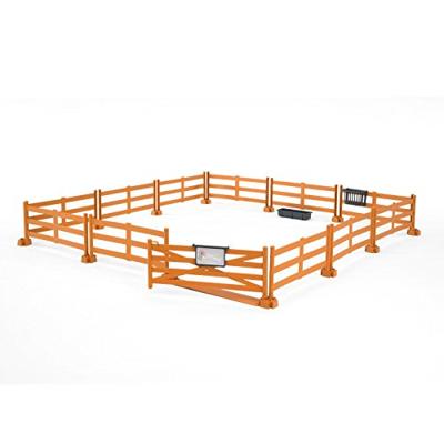 Bruder paarden afrastering bruin
