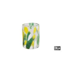 Theelicht Dots S glas 5,5x5,5x7cm - thumbnail