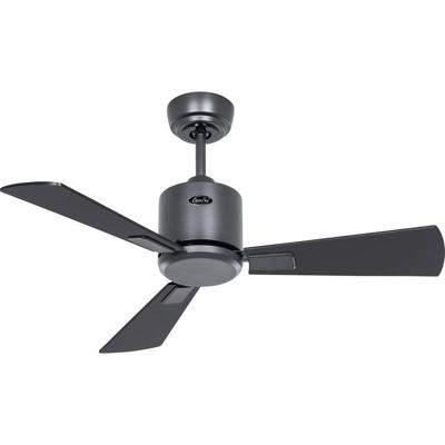 CasaFan ECO NEO III 92 BG-SW/TK WiFi Flügel Schwarz/Teak Plafondventilator 12 W (Ø x h) 92 cm x 360 mm Basaltgrijs Met afstandsbediening, Timer, Met CasaFan ECO NEO III 92 BG-SW/TK WiFi Flügel Schwarz/Teak Plafondventilator 12 W (Ø x h) 92 cm x 360 mm Basaltgrijs Met afstandsbediening, Timer, Met