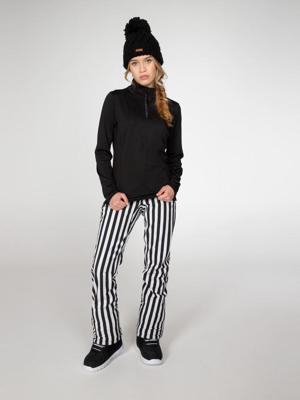 Protest Fabriz 44287 Zip Top Dames Fleece True Black XXL/44 Protest Fabriz 44287 Zip Top Dames Fleece True Black XXL/44