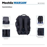 Donau Travel rugzak Warsaw, 23 l, 15,6 inch, zwart - thumbnail