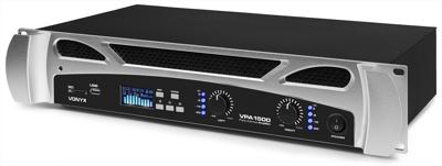 Vonyx VPA1500 PA versterker 2x 750W met USB, BT & MP3-speler - thumbnail