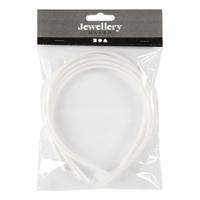 Creativ Company Haarbanden, b: 8 mm, wit, 5 stuk/ 1 doos - thumbnail