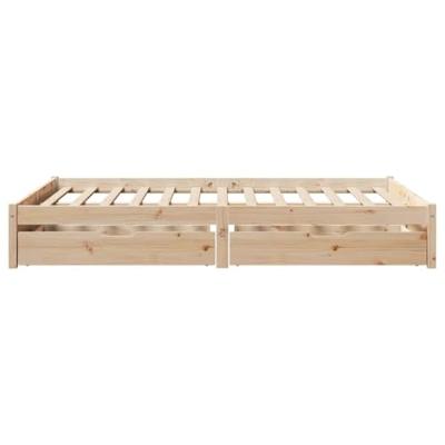 Bedframe zonder matras massief grenenhout 120x200 cm