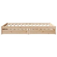 Bedframe zonder matras massief grenenhout 120x200 cm - thumbnail
