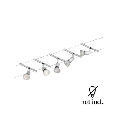 Paulmann Salt 94145 Kabelsysteem compleet GU5.3 50 W LED Chroom (mat)