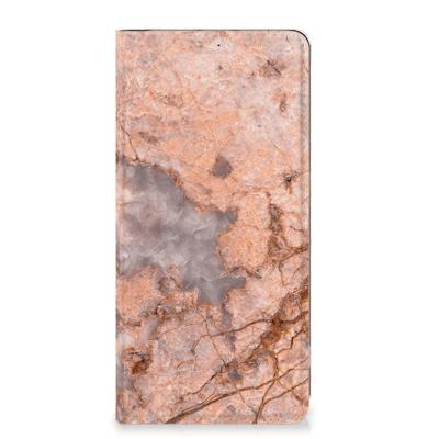 OnePlus Nord 3 | Standcase | Marmer Oranje OnePlus Nord 3 | Standcase | Marmer Oranje