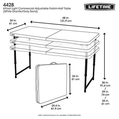 Multi-positie inklapbaar bijzettafeltje Colorbaby 122 x 61 x 56 cm