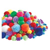 Colorations - pom pomps divers, 300st. - thumbnail