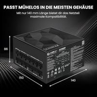 Lian Li SX Series 80 PLUS Platinum PC-netvoeding 1000 W ATX 80 Plus Platinum - thumbnail