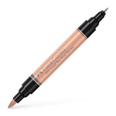 Faber Castell Tekenstift Pitt Artist Pen duo marker - 132 beige rood