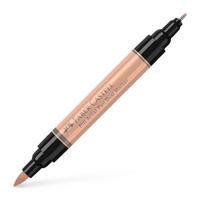Faber Castell Tekenstift Pitt Artist Pen duo marker - 132 beige rood - thumbnail