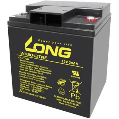 Long WP30-12TNE Loodaccu 12 V 30 Ah Loodvlies (AGM) (b x h x d) 166 x 176 x 125 mm M6-schroefaansluiting Cyclusbestendig, Geringe zelfontlading, Onderhoudsvrij Long WP30-12TNE Loodaccu 12 V 30 Ah Loodvlies (AGM) (b x h x d) 166 x 176 x 125 mm M6-schroefaansluiting Cyclusbestendig, Geringe zelfontlading, Onderhoudsvrij