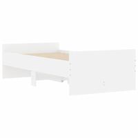 Bedframe met lades wit 90x200 cm - thumbnail