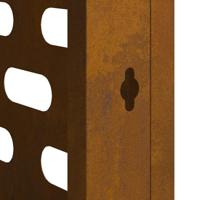 Airconditioner hoes Roestig 110 x 50 x 80 cm Cortenstaal - thumbnail