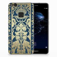 Huawei P10 Lite | TPU Case | Beige Flowers - thumbnail