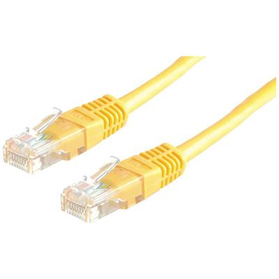 ROLINE patchkabel Cat.5e (Klasse D) UTP, PoE, geel, 5 m