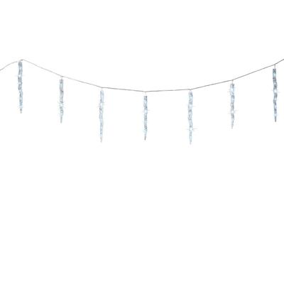 Lichtgordijn LED Lumineo Koud licht Wit Transparant