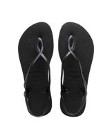 Havaianas Luna Slipper Dames Black 37/38 - thumbnail